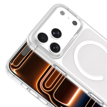 Apple iPhone 17 Pro Kılıf IC Çipli Zore Wireless Şarj Özellikli Şeffaf Orjin Kapak Şeffaf