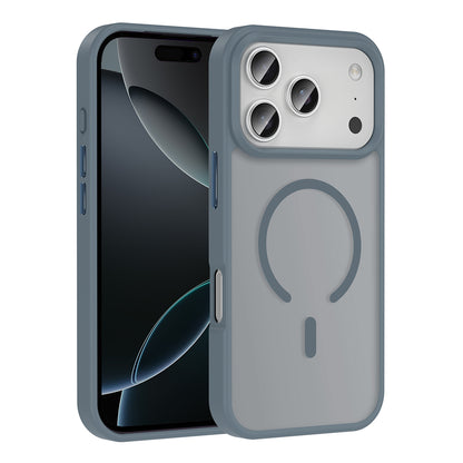 Apple iPhone 17 Pro Kılıf M-safe Şarj Özellikli Mat Arka Yüzey Zore Sio Kapak Siyah