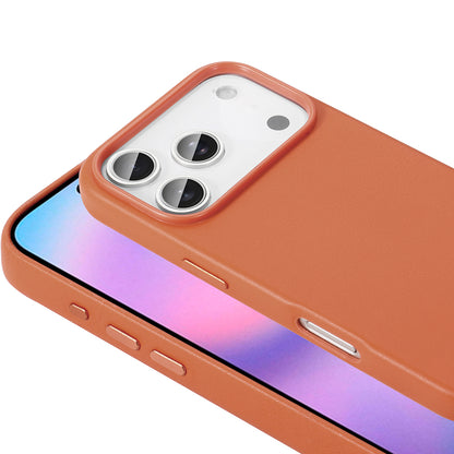 Apple iPhone 17 Pro Kılıf M-safe Şarj Özellikli PU Deri Görünümlü Zore Kupra Kapak Siyah