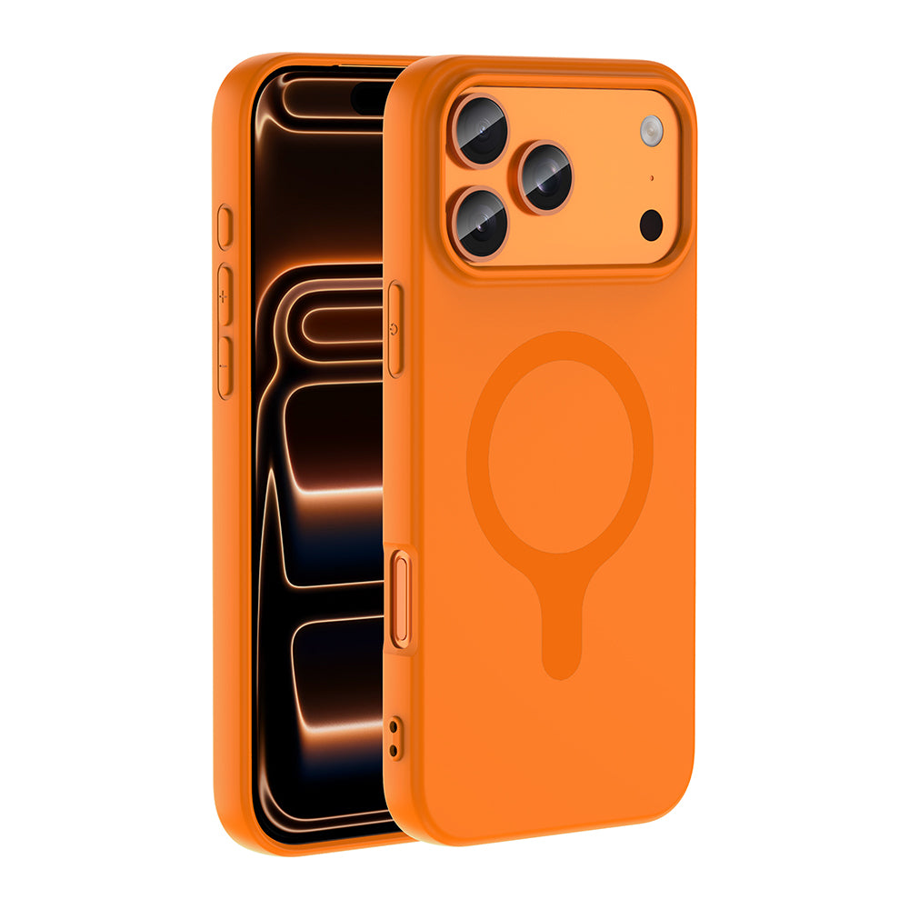 Apple iPhone 17 Pro Kılıf M-Safe Şarj Özellikli Zore Aris Silikon Kapak