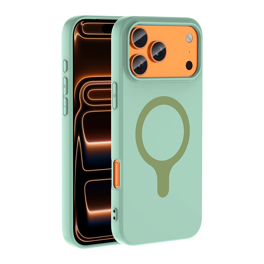Apple iPhone 17 Pro Kılıf M-Safe Şarj Özellikli Zore Aris Silikon Kapak