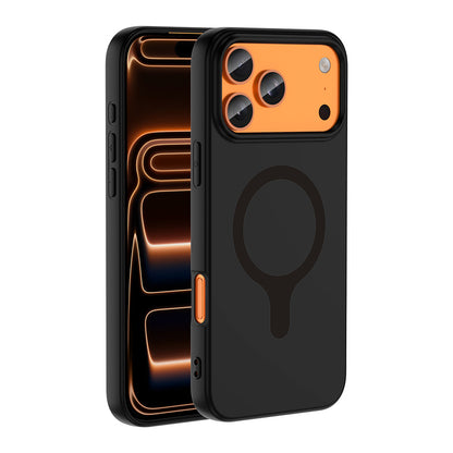 Apple iPhone 17 Pro Kılıf M-Safe Şarj Özellikli Zore Aris Silikon Kapak