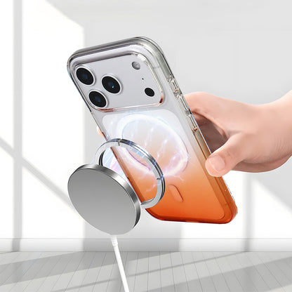 Apple iPhone 17 Pro Kılıf M-Safe Şarj Özellikli Zore Septik Silikon Kapak Mor