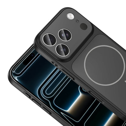 Apple iPhone 17 Pro Kılıf Zore M-Safe Şarj Özellikli Kamera Korumalı Formen Kapak Siyah