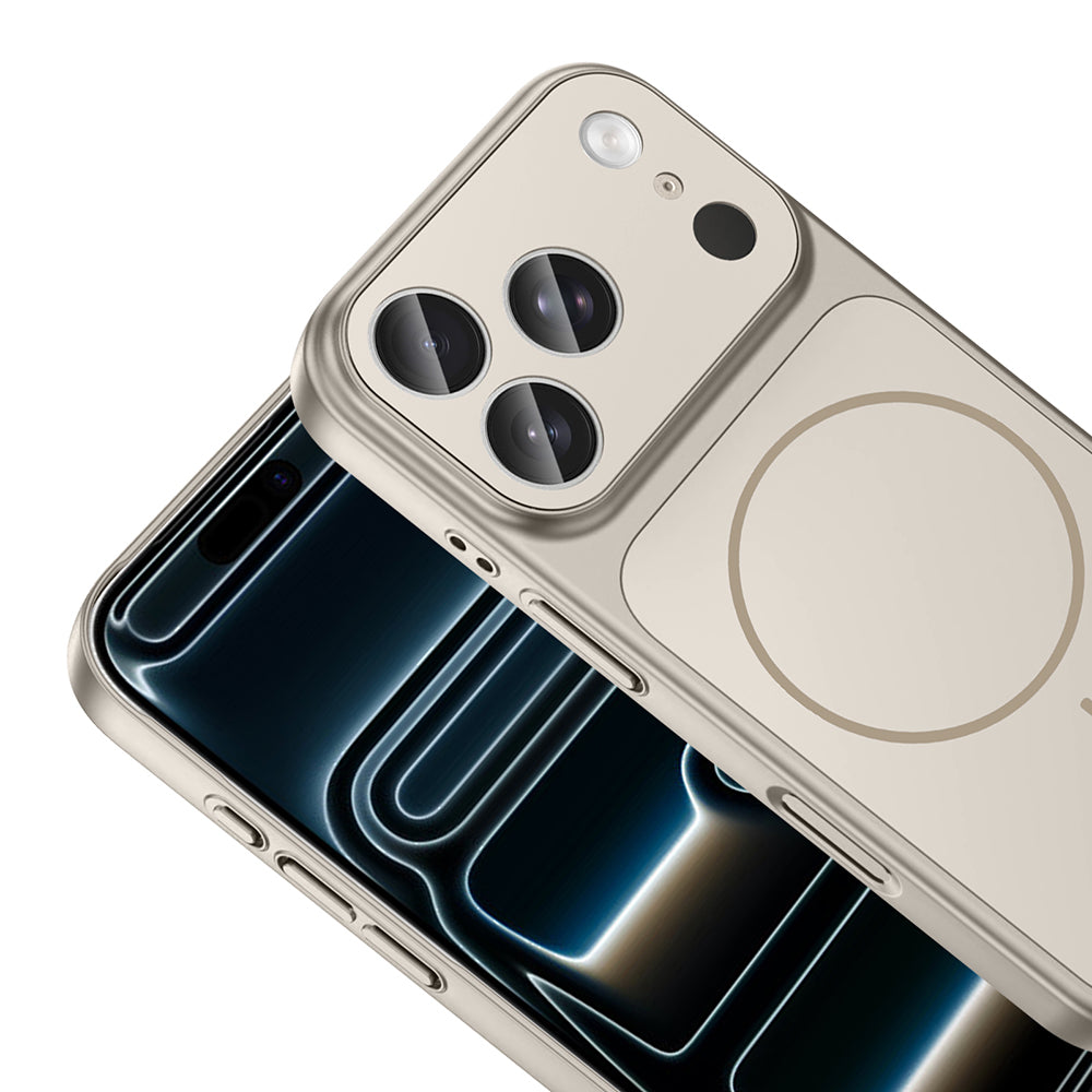 Apple iPhone 17 Pro Kılıf Zore M-Safe Şarj Özellikli Kamera Korumalı Formen Kapak Siyah