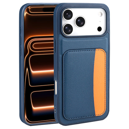 Apple iPhone 17 Pro Max Kılıf Kartlıklı Zore X-Kart Silikon Kapak Siyah