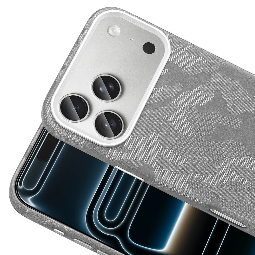 Apple iPhone 17 Pro Max Kılıf M-Safe Şarj Özellikli Kamuflaj Tasarımlı Zore Sera Sert PC Kapak