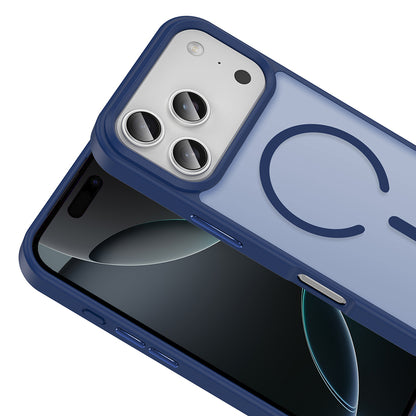 Apple iPhone 17 Pro Max Kılıf M-safe Şarj Özellikli Mat Arka Yüzey Zore Sio Kapak Siyah