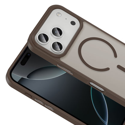 Apple iPhone 17 Pro Max Kılıf M-safe Şarj Özellikli Mat Arka Yüzey Zore Sio Kapak Siyah