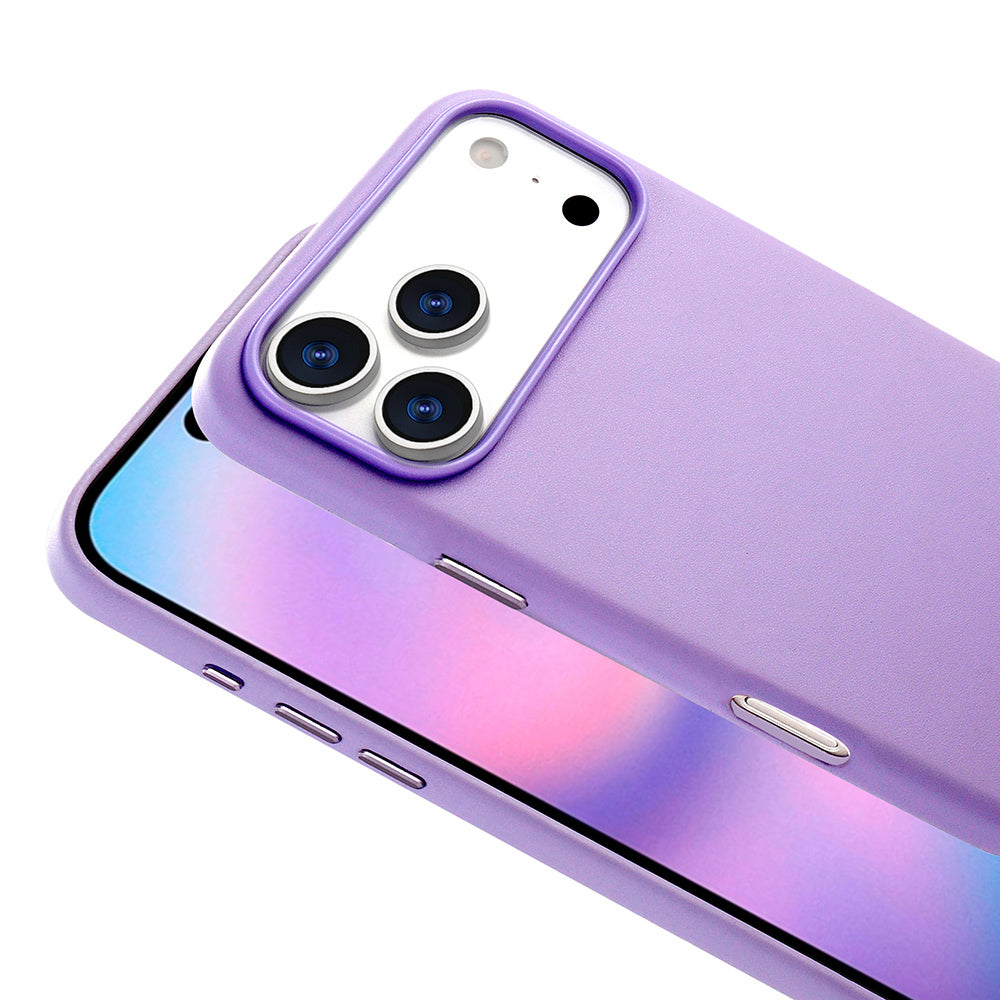 Apple iPhone 17 Pro Max Kılıf M-safe Şarj Özellikli PU Deri Görünümlü Zore Kupra Kapak Turuncu