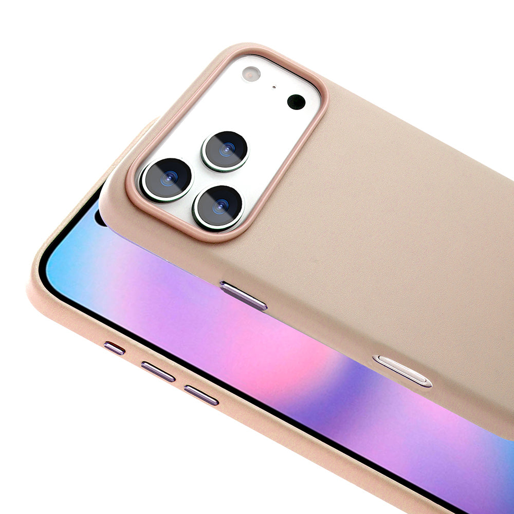 Apple iPhone 17 Pro Max Kılıf M-safe Şarj Özellikli PU Deri Görünümlü Zore Kupra Kapak Siyah