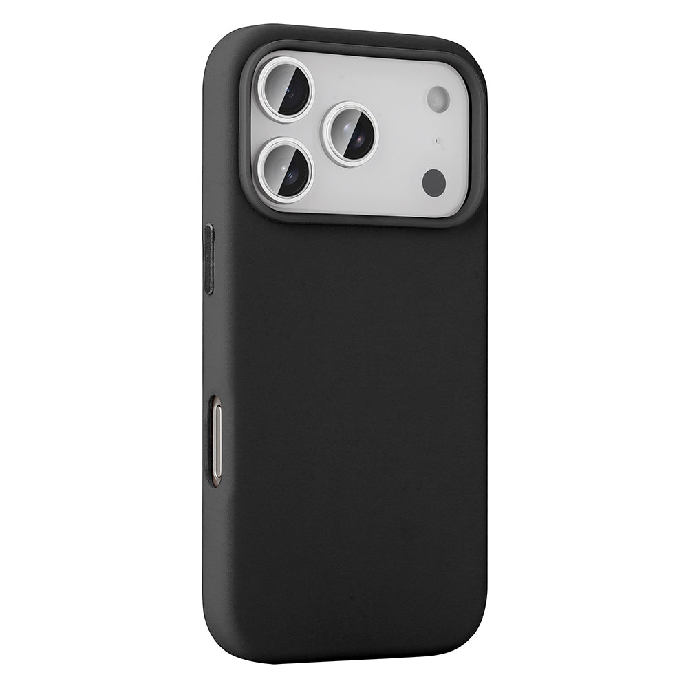 Apple iPhone 17 Pro Max Kılıf M-safe Şarj Özellikli PU Deri Görünümlü Zore Kupra Kapak Pembe