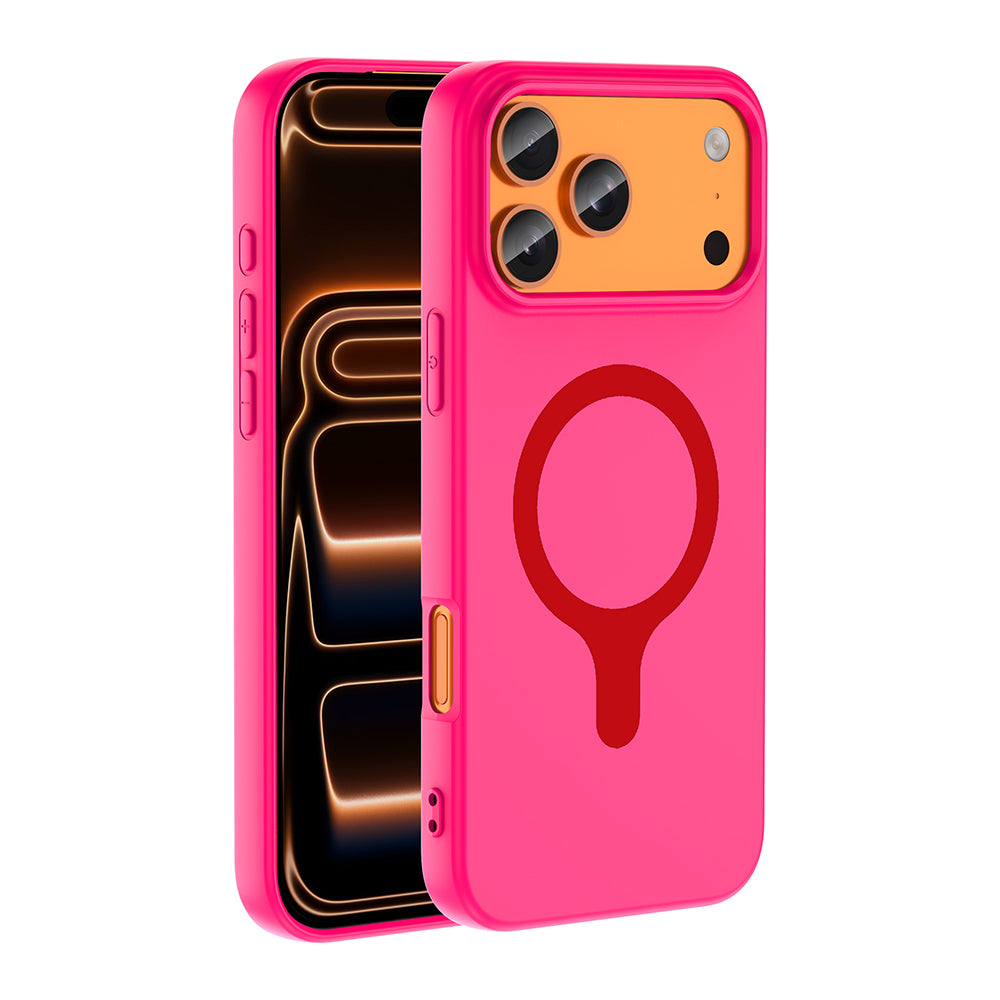 Apple iPhone 17 Pro Max Kılıf M-Safe Şarj Özellikli Zore Aris Silikon Kapak