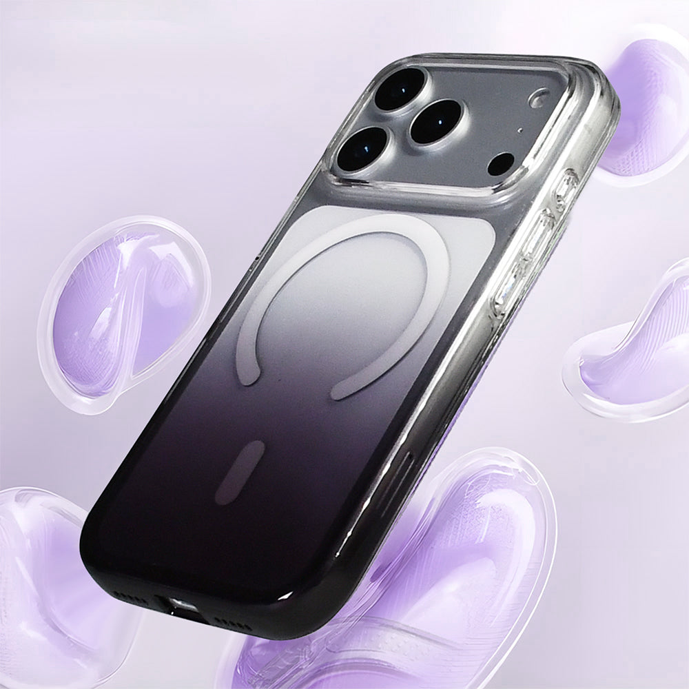 Apple iPhone 17 Pro Max Kılıf M-Safe Şarj Özellikli Zore Septik Silikon Kapak Mor