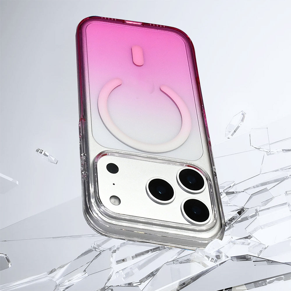 Apple iPhone 17 Pro Max Kılıf M-Safe Şarj Özellikli Zore Septik Silikon Kapak Turuncu