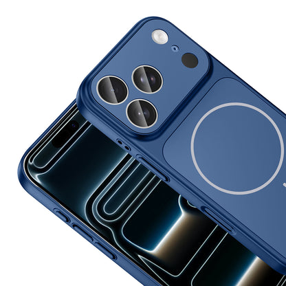 Apple iPhone 17 Pro Max Kılıf Zore M-Safe Şarj Özellikli Kamera Korumalı Formen Kapak Gümüş