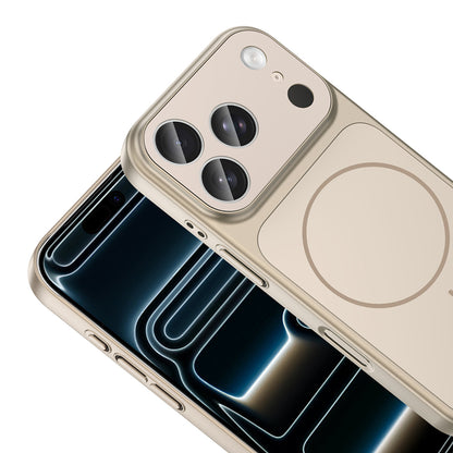 Apple iPhone 17 Pro Max Kılıf Zore M-Safe Şarj Özellikli Kamera Korumalı Formen Kapak Gümüş