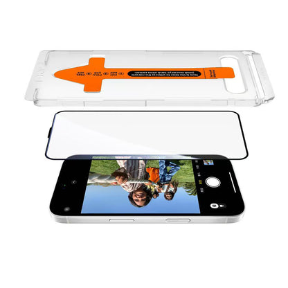 Apple iPhone 17 Pro Max Zore 3D Oliv HD Temperli Cam Ekran Koruyucu + Kolay Uygulama Aparatı Şeffaf