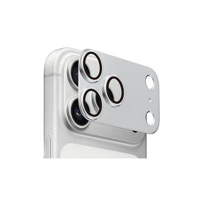 Apple iPhone 17 Pro Max Zore CL-20 Kamera Lens Koruyucu Gümüş
