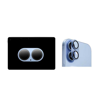 Apple iPhone 17 Zore CL-20 Kamera Lens Koruyucu Mavi