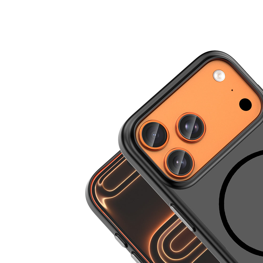 Apple iPhone 18 Pro Kılıf M-Safe Şarj Özellikli Zore Lora PC Kapak