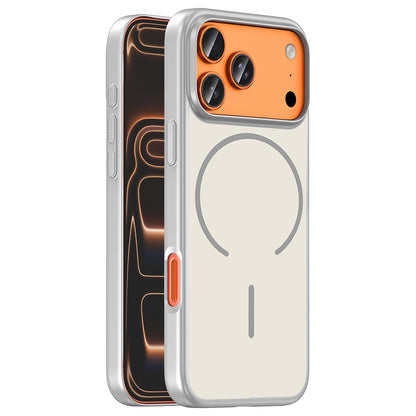 Apple iPhone 18 Pro Kılıf M-Safe Şarj Özellikli Zore Lora PC Kapak
