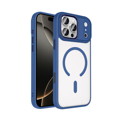 Apple iPhone 18 Pro Kılıf Wireless Şarj Özellikli Zore Krom M-safe Silikon Kapak
