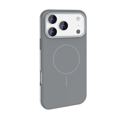 Apple iPhone 18 Pro Max Kılıf M-Safe Şarj Özellikli Metal Kamera Çerçeveli Zore Edi Silikon Kapak