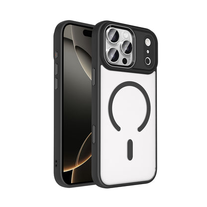 Apple iPhone 18 Pro Max Kılıf Wireless Şarj Özellikli Zore Krom M-safe Silikon Kapak