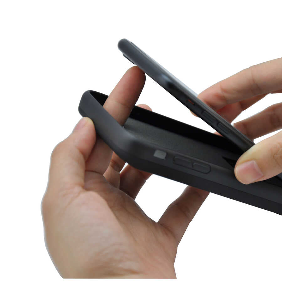 Apple iPhone 6 Plus Zore 6000 mAh Şarjlı Kılıf Siyah