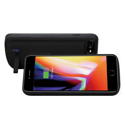 Apple iPhone 6 Plus Zore 6000 mAh Şarjlı Kılıf Siyah