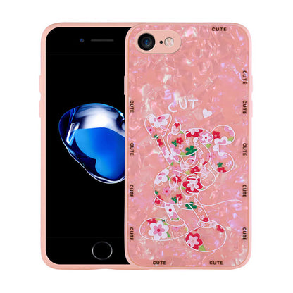 Apple iPhone 7 Kılıf Desenli Sert Silikon Zore Mumila Kapak