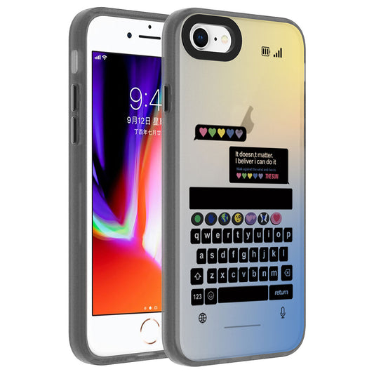 Apple iPhone 7 Kılıf Desenli Zore Dragon Sert Kapak Gezegen