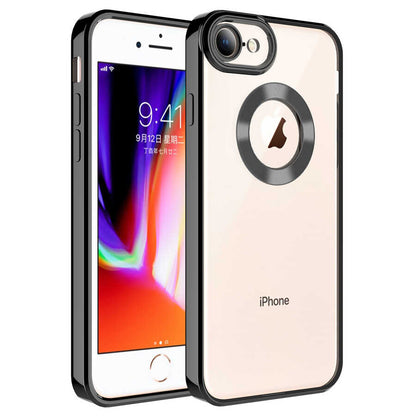 Apple iPhone 7 Kılıf Kamera Korumalı Logo Gösteren Zore Omega Kapak