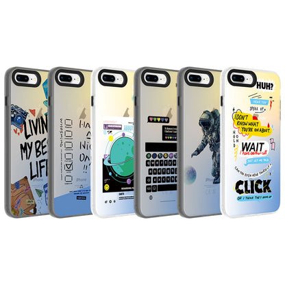 Apple iPhone 7 Plus Kılıf Desenli Zore Dragon Sert Kapak Have