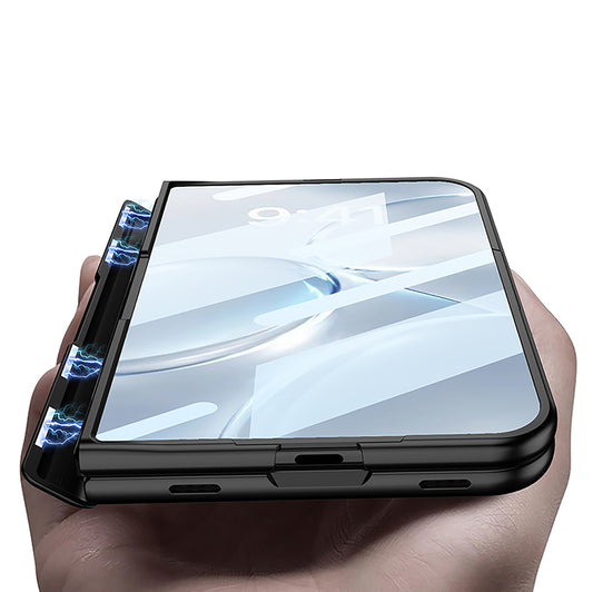 Apple iPhone Duo Kılıf M-safe Şarj Özellikli Zore Kıpta KPT-14 Sert PC Kapak
