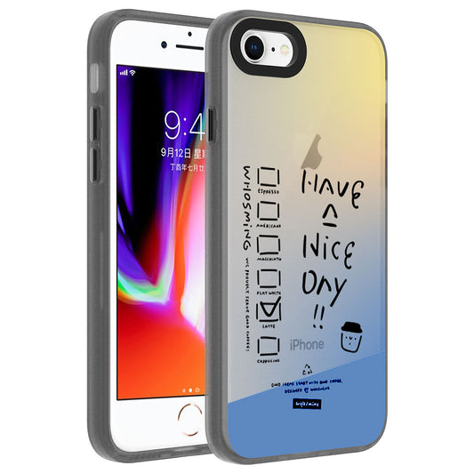 Apple iPhone SE 2020 Kılıf Desenli Zore Dragon Sert Kapak Have