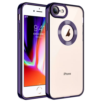 Apple iPhone SE 2022 Kılıf Kamera Korumalı Logo Gösteren Zore Omega Kapak
