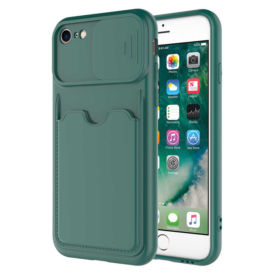 Apple iPhone SE 2022 Kılıf Zore Kartix Kapak