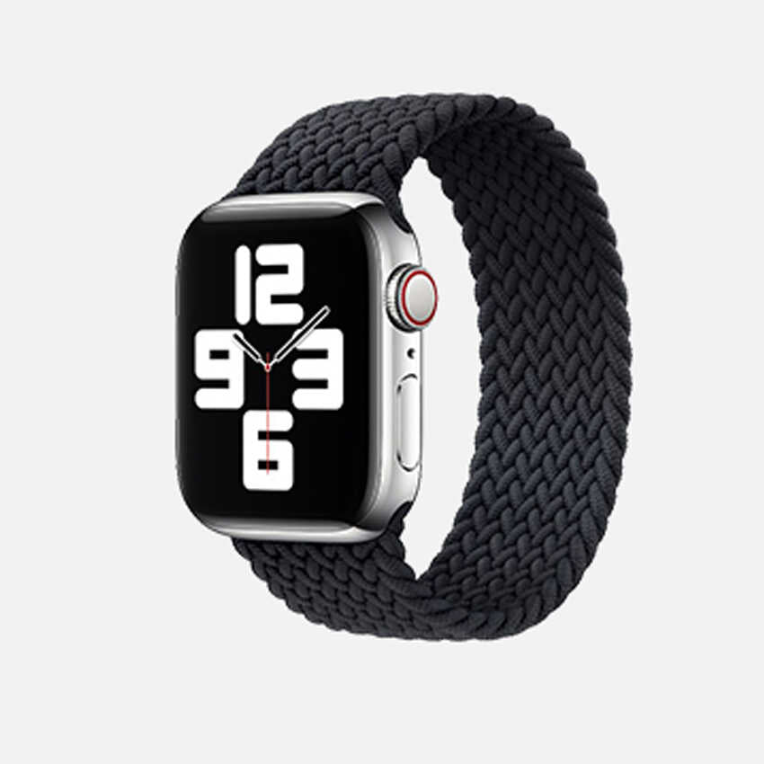 Apple Watch 38mm KRD-32 Medium Kordon Siyah