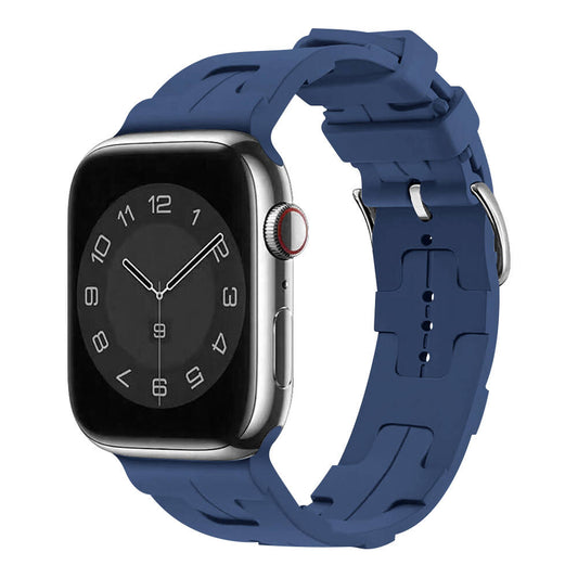 Apple Watch 38mm KRD-92 Silikon Kordon Mavi