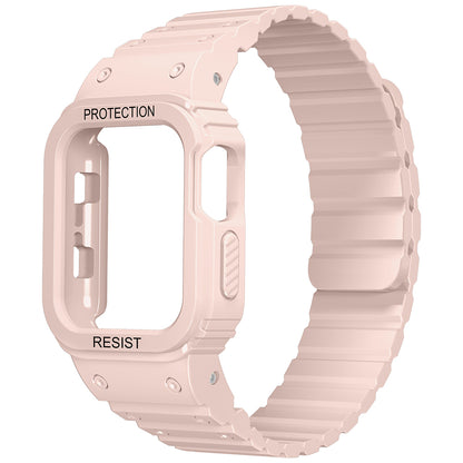 Apple Watch 38mm Zore KRD-142 Airbag Tasarımlı Kasa Koruyuculu Silikon Kordon