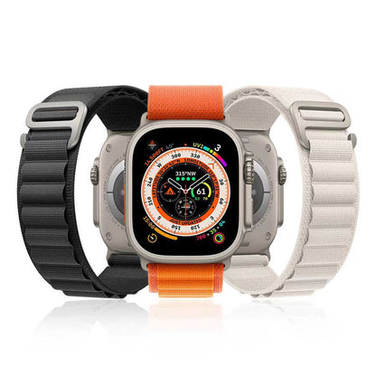 Apple Watch 38mm Zore KRD-74 Hasır Kordon Açık Mavi