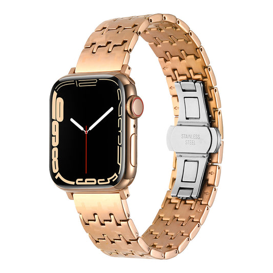 Apple Watch 38mm Zore KRD-86 Metal Kordon Siyah