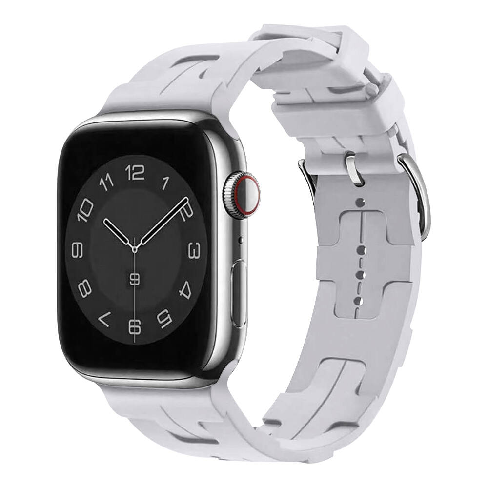 Apple Watch 40mm KRD-92 Silikon Kordon Mavi Açık