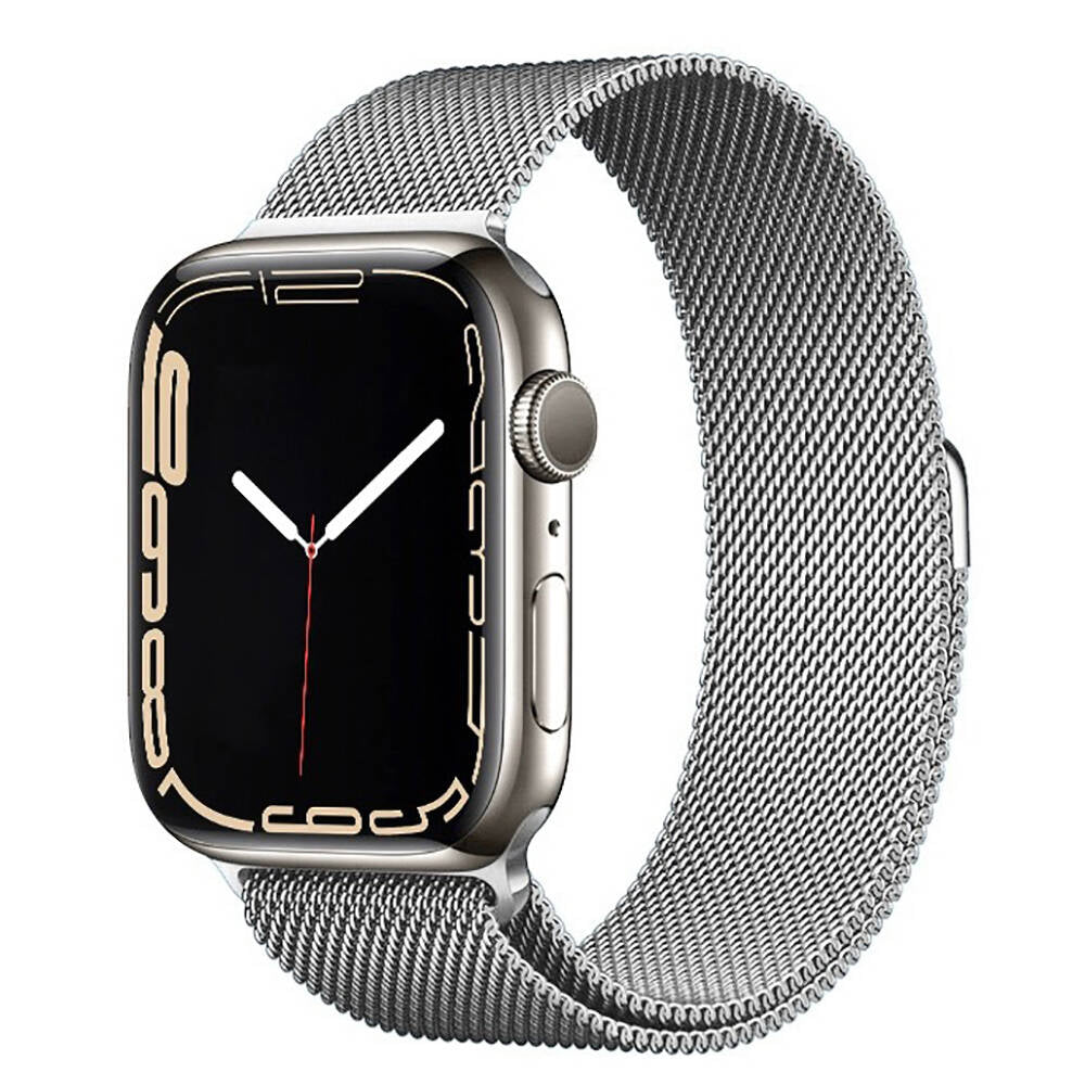 Apple Watch 40mm Zore Band-01 Metal Kordon Gümüş