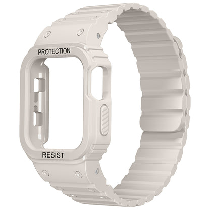 Apple Watch 40mm Zore KRD-142 Airbag Tasarımlı Kasa Koruyuculu Silikon Kordon