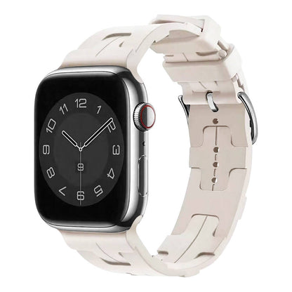 Apple Watch 42mm KRD-92 Silikon Kordon Starlight