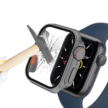 Apple Watch 42mm - Watch Ultra 49mm Kasa Dönüştürücü ve Ekran Koruyucu Zore Watch Gard 26 Gri