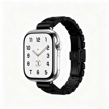 Apple Watch 42mm Zore KRD-150 Metal Kordon Siyah